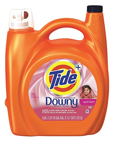 Tide With Touch Of Downy April Fresh Scent Liquid Laundry Detergent 138 Fl Oz (Pack of 4)