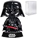 POP Star Wars: Classic Darth Vader 01 Funko Pop Vinyl Figure (Bundled with Compatible Pop Box Protector Case), Multicolored, 3.75 inches
