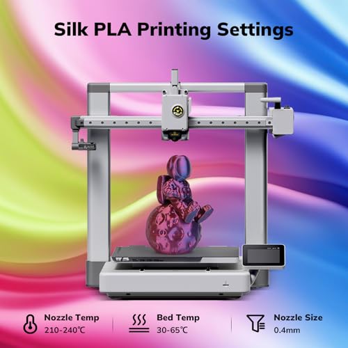 Image of AMOLEN Silk PLA 3D Printer Filament, Tri Color Red Yellow Blue PLA 1.75mm, Shiny Multi Colors Change Filament 3D Printing PLA Filament for Most FDM 3D Printer, 1kg Spool(2.2lbs)