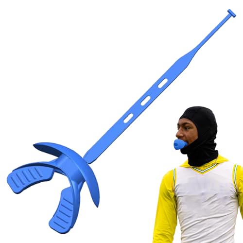 Protector bucal de fútbol con correas, boquillas de fútbol, protector bucal portátil de hockey para hombre, protector bucal con correa para deportes de alta carga