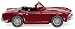 Produktbild Wiking H0 Triumph TR4 purpurrot