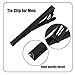 Fashion Necktie Clips Tie Bar Clips Tie Pins Set for Men Pack of 3 (Style A)