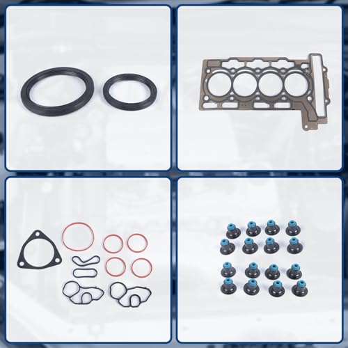 Image of 11127595139 Engine Overhaul Gasket Seals Kit Fits for 2007-2013 Cooper 1.6L, Fits for 2013-2016 Cooper Paceman 1.6L, Replace OE 11127595139