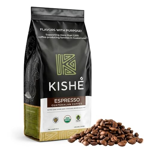 Kishe Organic Coffee Beans Arabica Blend 12 Ounce miniatura 1