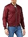 Produktbild Urban Classics Herren Bomberjacke Basic Bomber Jacket TB861, Gr. XXXXX-Large (Herstellergröße: 5XL), Rot (Burgundy 606)