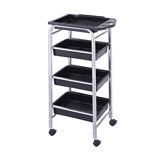 Chariot utilitaire de camping pliable avec tiroir de rangement et roulettes agiles