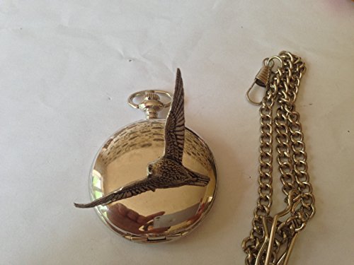 Montre gousset B48 Falcon 2 quartz : l'élégance sans retard avec l'argent poli