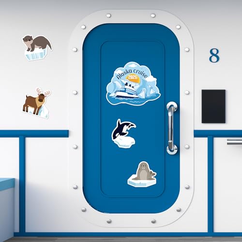 Set de 5 imanes decorativos cruise door Alaska miniatura 4