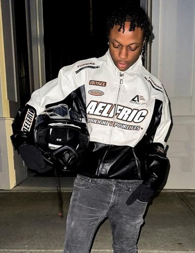 Aelfric Eden Jackets Racer Racket Vintage Graphic Baseball Oversized Jacket Coats Streetwear Casual Comfy Soft Warm Coats3