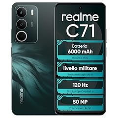 realme C71 4G Smartphone, Display da 6,67'' a 120Hz, Batteria da 6000mAh, 8+256GB di Memoria Interna, Fotocamera da 50MP, Chipset Octa-core T7250, Gufo Forestale, Senza Adattatore