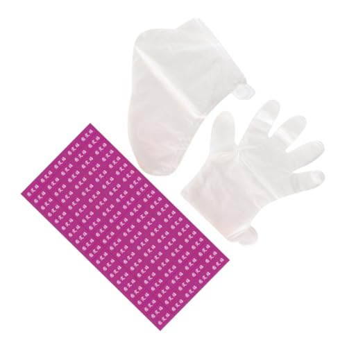 minkissy Paraffin Wax Spa Mitts 1 Set of Plastic Hand Foot Bags Liners for Soothing Spa Experience