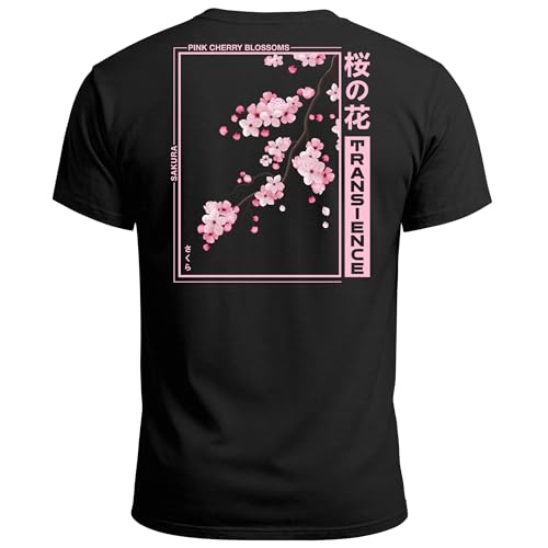 T-shirt Japonais fleurs de cerisier mode streetwear pour vos sorties