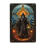 Installation : Cette plaque en étain vintage est facile à accrocher car nous avons des trous pré-percés aux quatre coins. Pour plus de sécurité, les bords de chaque plaque en métal sont sertis et les quatre coins sont arrondis.