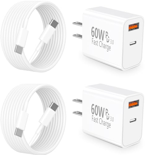 Image of [Apple MFi Certified] iPhone 17 16 Charger Fast Charging, Stuffcool 4Pack 60W Dynamic Power Adapter Dual Port USB C Charger PD&QC Type C Wall Charger + 6FT Type C Cable for iPhone 17 /17 Pro /16 /15 /iPad