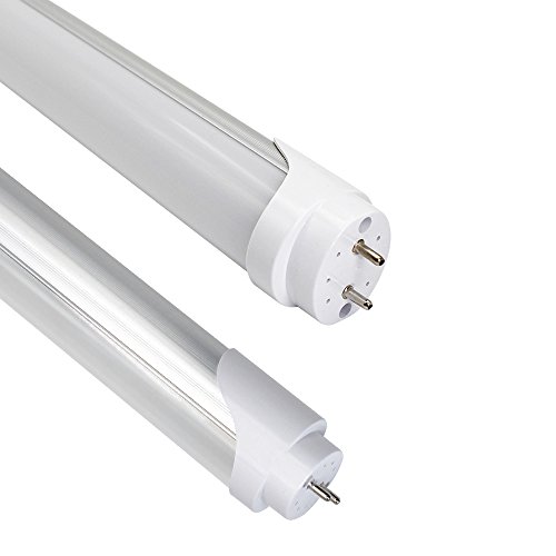 LightingWill LED T8 Light Tube 3FT, Warm White 3000K-3500K, Dual-End Powered Ballast Bypass, 2000Lumens 15W (32W Fluorescent Equivalent), Frosted Cover, AC85-265V Lighting Tube Fixtures, 4 Pack - Image 3