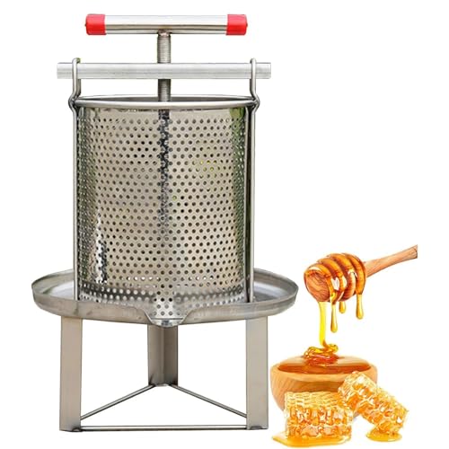 Extracteur de presse à miel et broyeur manuel en acier inoxydable