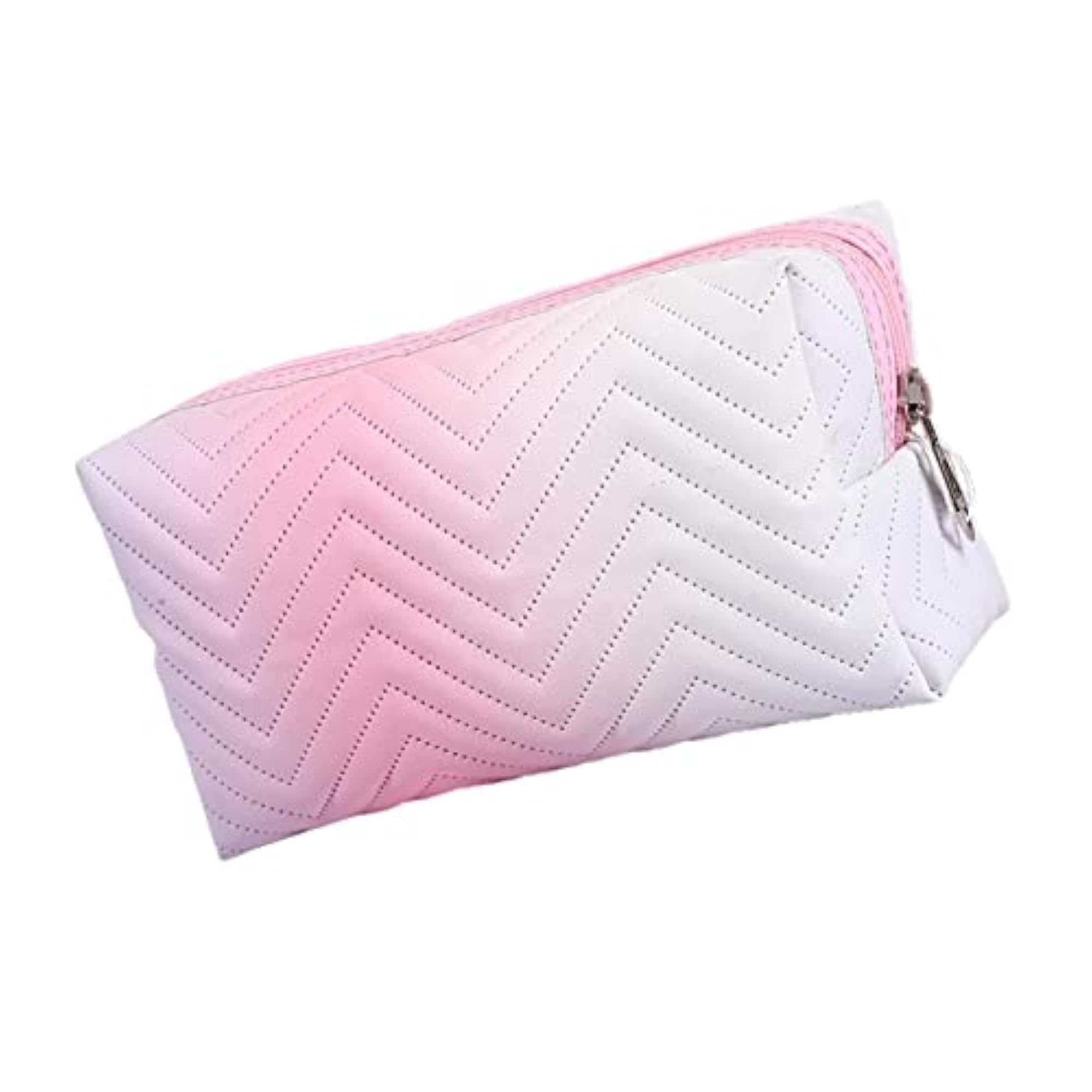 Portable Makeup Brush Holder Storage Case, Gradient Pink