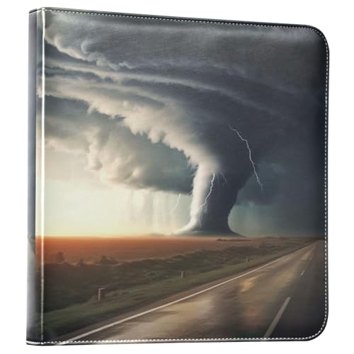 Álbum de Fotos Autoadhesivo DIY, Álbum para Recortes con Anillas de 3 Argollas, Libro de Fotos de 40 Páginas 8x10 para Guardar Recuerdos miniatura 1
