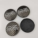 ✓Fácil de instalar. 4pcs 62mm Tapa central de rueda Bujes Llantas Cubierta Emblema Buje Insignia A prueba de polvo para OZ Racing M595