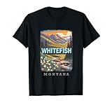 Whitefish Montana MT Glacier National Park Proximity SD258 T-Shirt