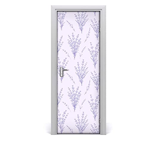 Autocollant de porte lavande étanche et lavable Magic-Stick