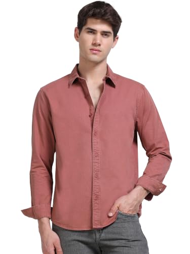 Image of StitchX Men's Full Sleeve Core Essentials Twill Over-Dyed Shirt XS-2XL