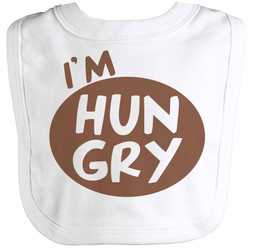 Spoilt Rotten SR - I'm HUNGRY babero de bebé - Regalo del bebé