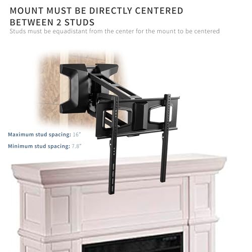 Vivo MOUNT-E-MM070 Motorized Fireplace Tv Wall Mount For 37 To 70 Inch Screen Up To 77 Lbs, Height Adjustable Electric Pull Down Mantel Bracket thumb #6
