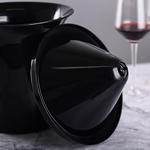 Gamz Premium Multipurpose Plastic Wine Tasting Spittoon Insulated Ice Bucket With Lid Champagne Bucket Ice Bucket Portable Leak Proof Ideal For Home Bar, Chilling Beer, Champagne And Wine #TOP1