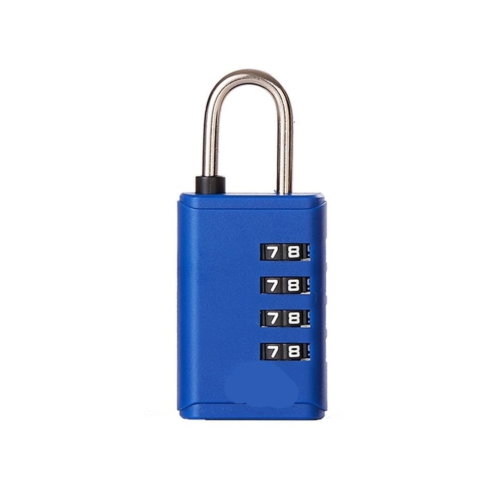 Gnyvzxplq Blu Suitcase Locks, Customs 4 Digit Combination Lock Luggage Padlock Multicolor(Blu)