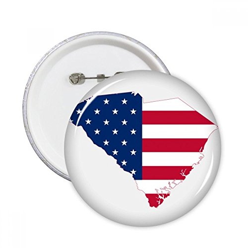 Badge USA Caroline du Sud cadeau idéal pour passionné d'Amérique