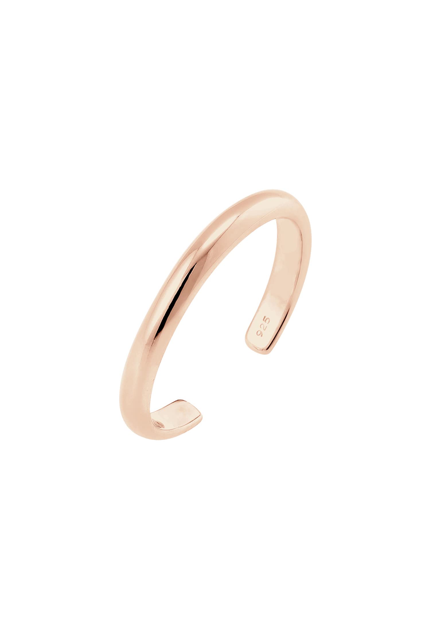 Elli Women Gold Plated 925 Sterling Silver Midi Adjustable Ring 0611510116_39