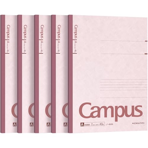 KOKUYO Campus Lot de 5 Cahiers Japonais Idéal pour Prendre des Notes