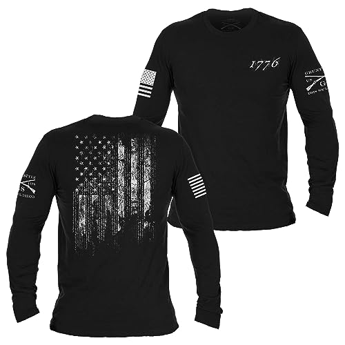 Grunt Style 1776 Flag Long Sleeve Men's T-Shirt