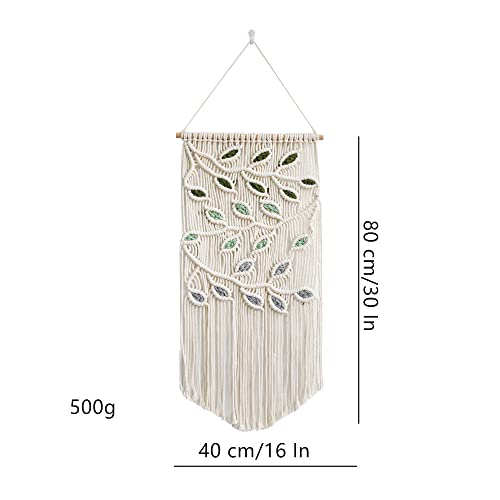 Bmidrut Macrame Hanging Tapestry Boho Hand Woven Tapestries Dream Catchers Boho Wall Art Decor Home Wall Decor Wall Pediment 16X30 Inch #TOP4