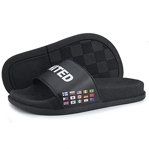 Chinelo Slide Infantil La Faire Now United Com Brindes (32/33, Preto)