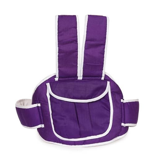 Image of MELVIS Kids Safety Belt for Two Wheeler, Portable Seat Belt Children Motorcycle Harness for Motorcycle Bike, Adjustable Safety Harness for Boys Girls (2-12yrs) (Violet)