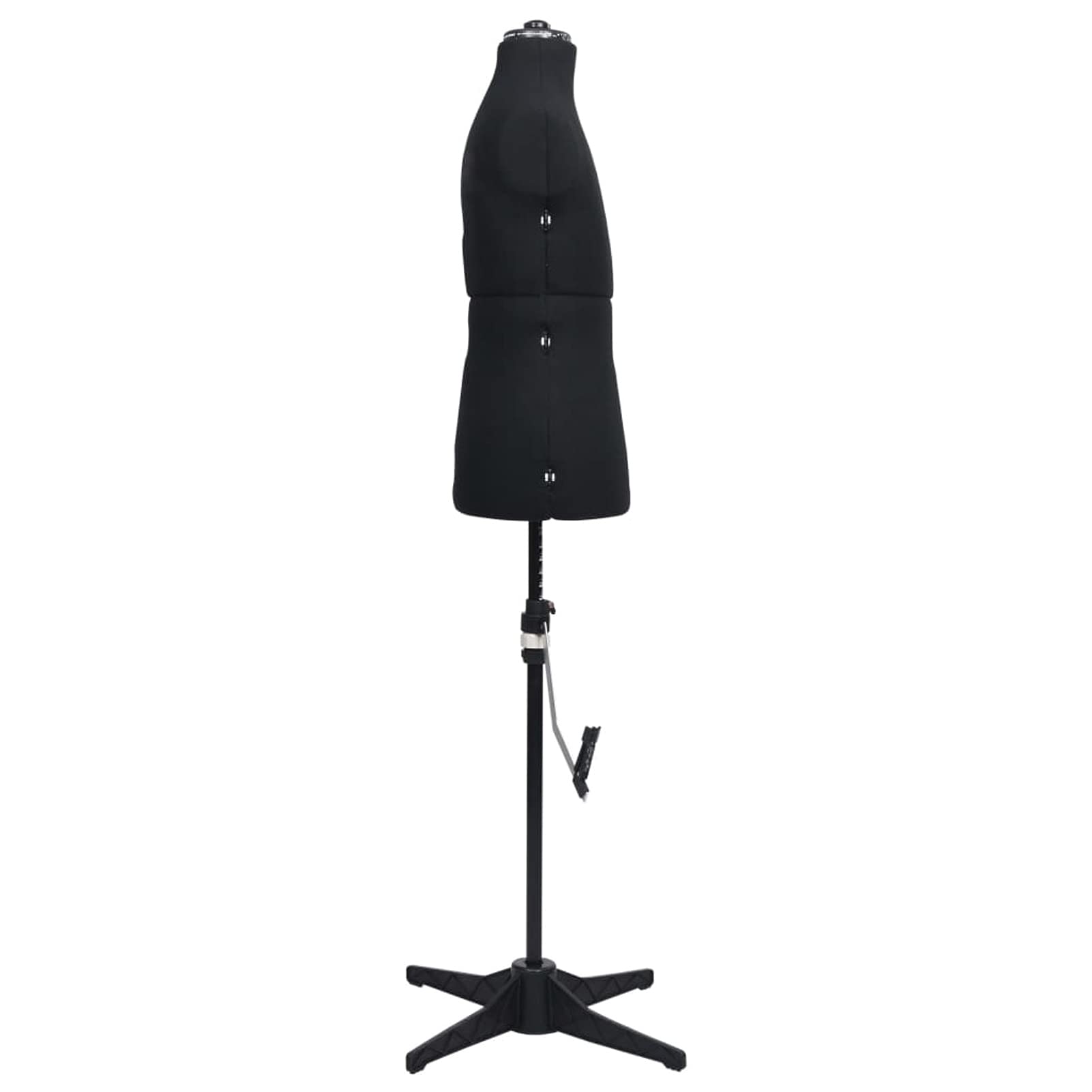 Maniquí de Sastre Ajustable Hombre Maniquí de Costura Ajustable para Hombre Maniquí Masculino de Costura Negro Talla S 37-45