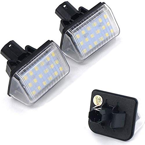 Boomboost 2pcs 18 Voiture LED Plaque d'immatriculation lumière Lampe de Licence pour CX-7 07-12 Vitesse 6 2012 CX-5 Style de Voiture