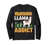 Photo Gallery avvertimento llama addict maglia a manica Photo Gallery avvertimento llama addict maglia a manica