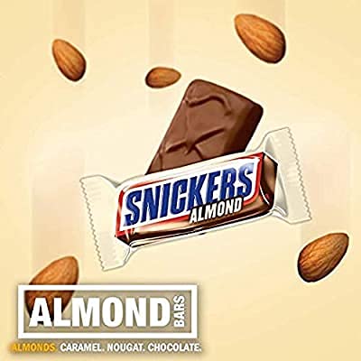 image for Sweetsome Snickers Candy Bars - Snickers Original, Snickers Almond, an