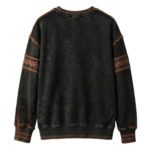 Funny Halloween Sweatshirts For Women Witch Print Crewneck Shirts - image 3