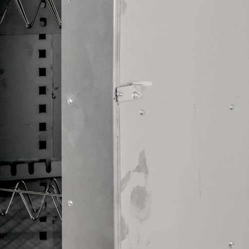 Foto von Lemodo, Räucherofen 110 cm aus Stahl, höhenverstellbare Auflageschienen, Sichtfenster, Thermometer, Zubehör für Fisch, Fleisch, Wurst, Käse, Kalt-, Warm- und Heißräuchern, mit Schönheitsfehler