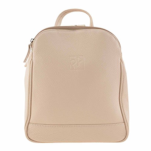 Mochila en piel Talla: U Color: BEIGE