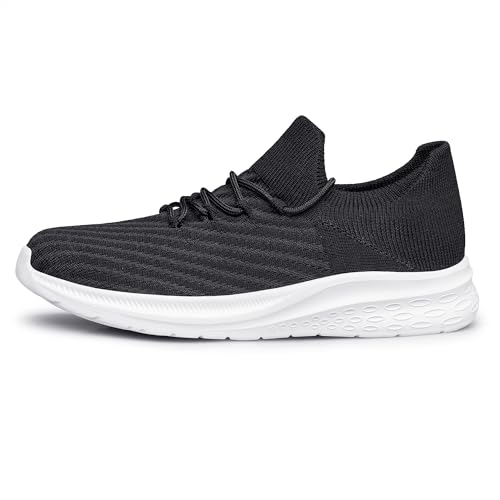 Image of vibdiv Men's Lightweight Sneakers Breathable Casual Walking Shoes Comfortable for Daily Work Gym Travel