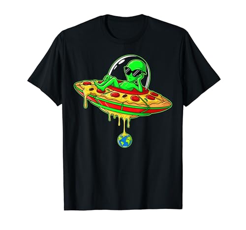 Pizza Slice UFO Alien Funny Cosmic Food T�V���c