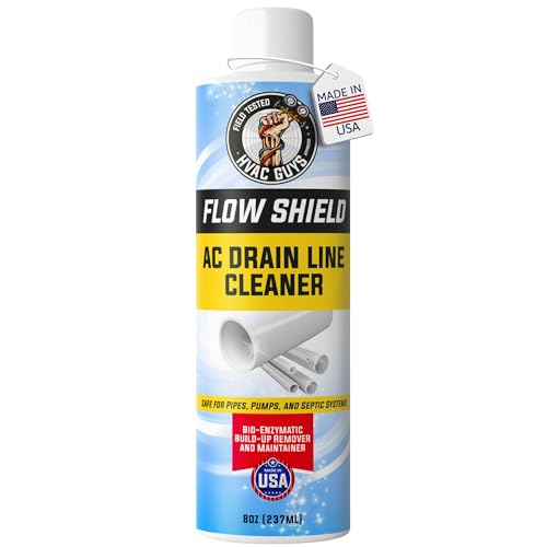 AC Drain Line Cleaner, 8oz, Bio-Enzymatic Formula, 3 Months Protection