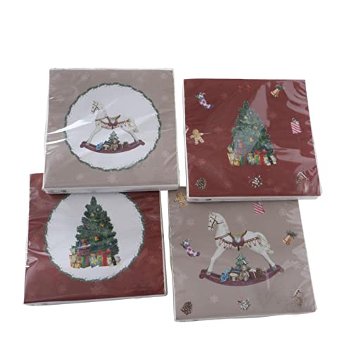 Tovaglioli (set da 4 / 80 pezzi) assortiti, 3