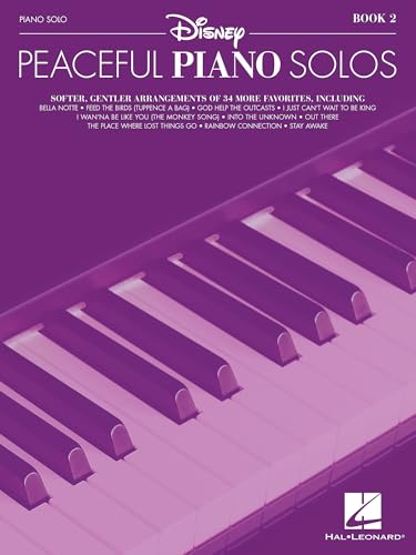 Disney Peaceful Piano Solos Book 2 | Recueil Partition Piano Solo 34 Arrangements Relaxants |...