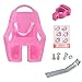 EIRONA Siège de poupée de vélo avec Autocollant DIY pour vélo, Accessoires de vélo, Rose